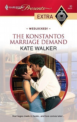 The Konstantos Marriage Demand book cover