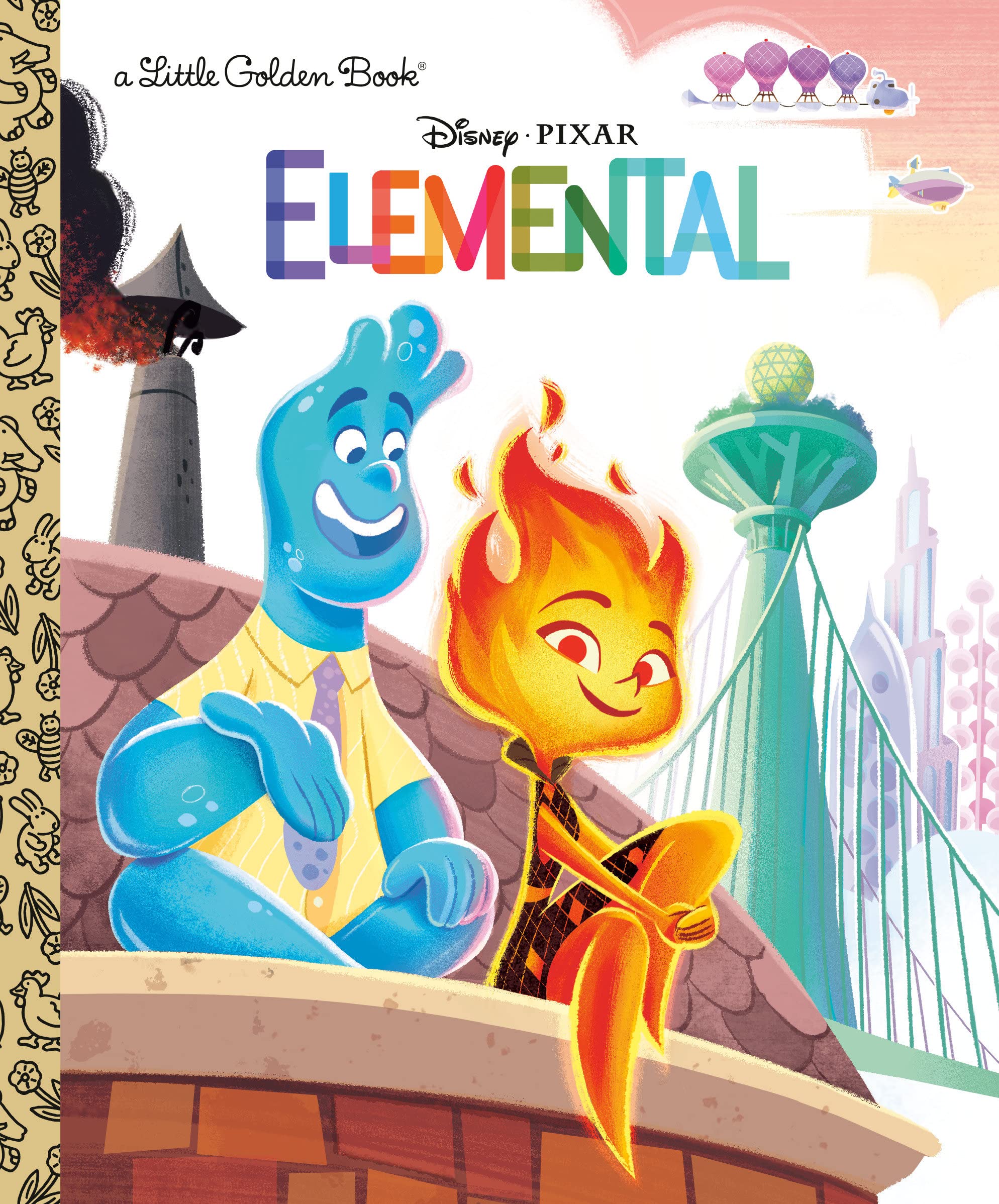 Disney/Pixar Elemental Little Golden Book book cover