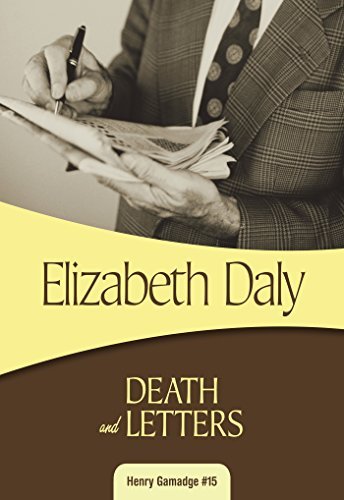 Death and Letters book cover