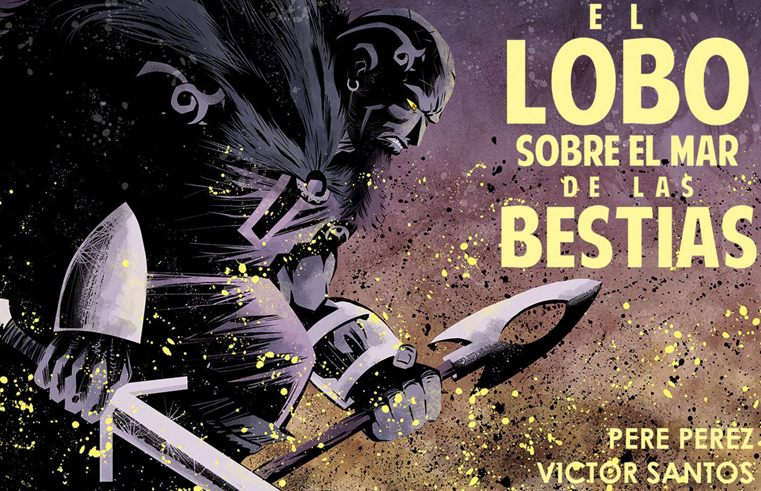 El lobo sobre el mar de bestias (novela gráfica) (Novela gráfica española) book cover