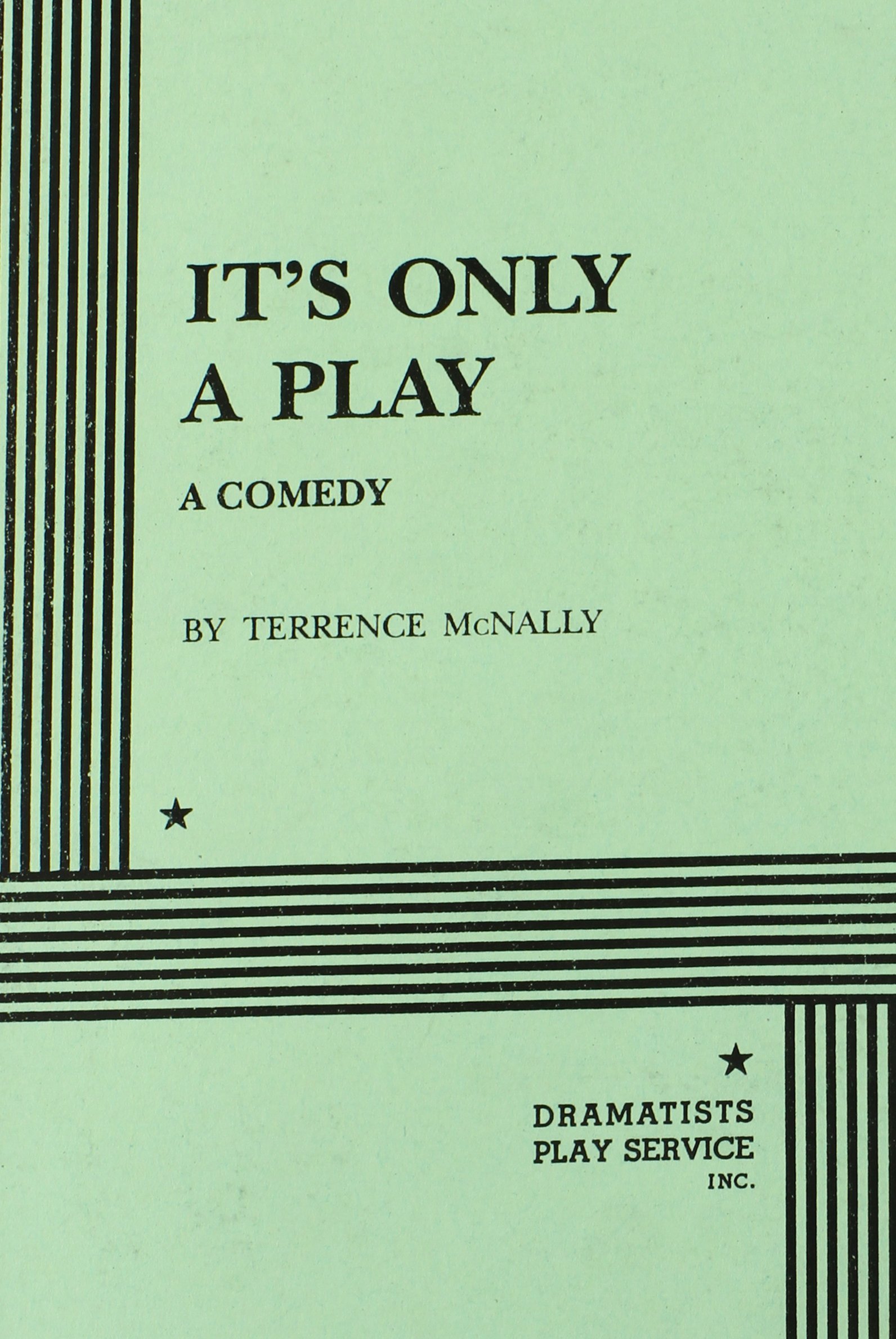 It's Only a Play. book cover