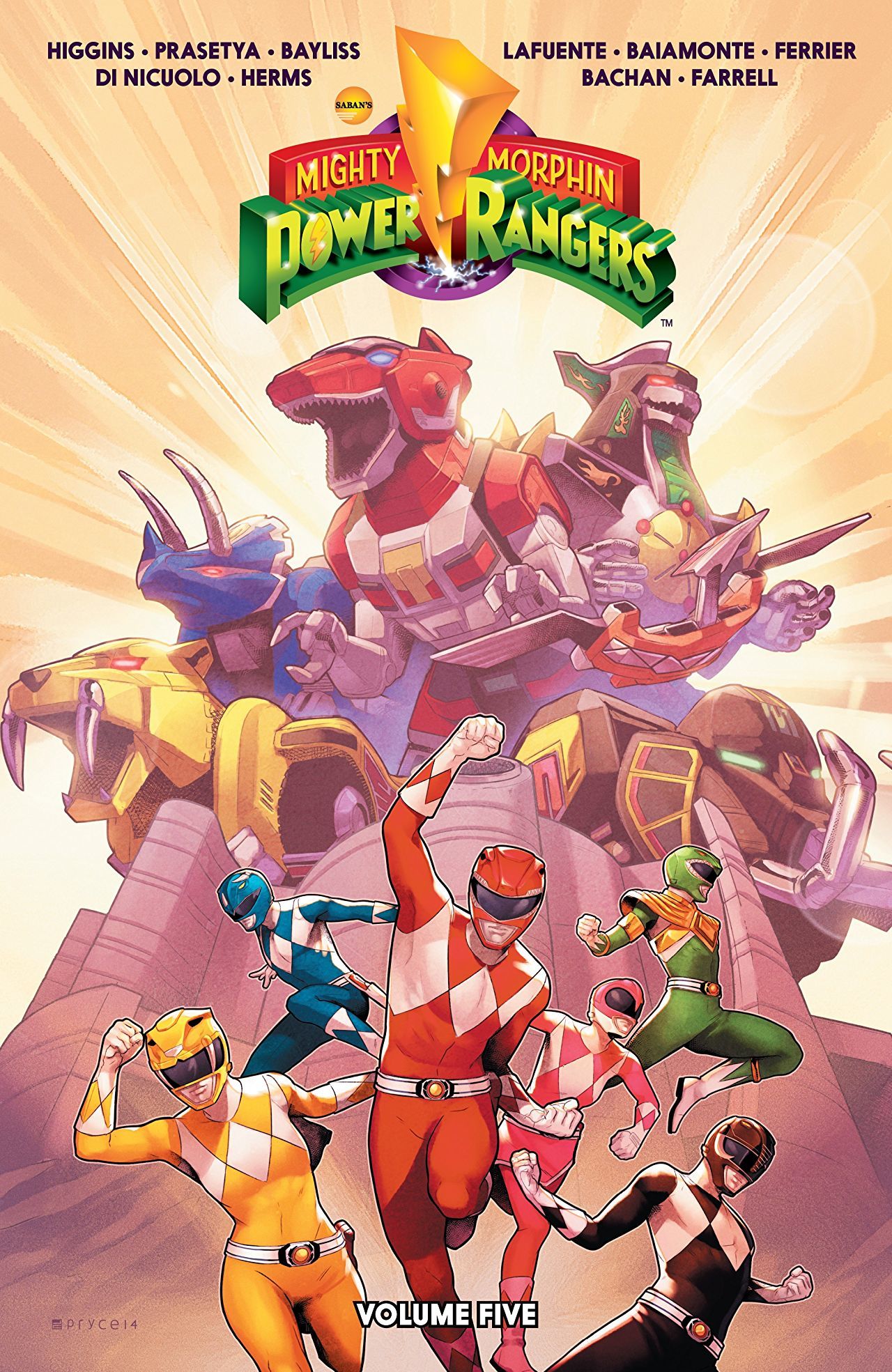 Mighty Morphin Power Rangers, Vol. 5 book cover