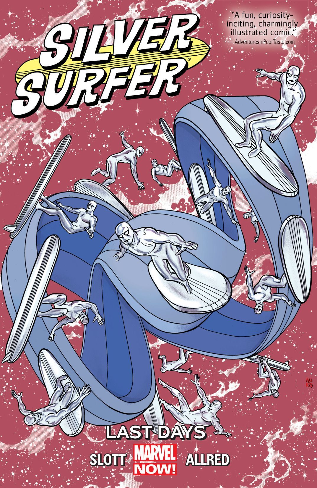 Silver Surfer by Slott & Allred book cover 3