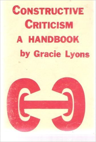 Constructive Criticism book cover