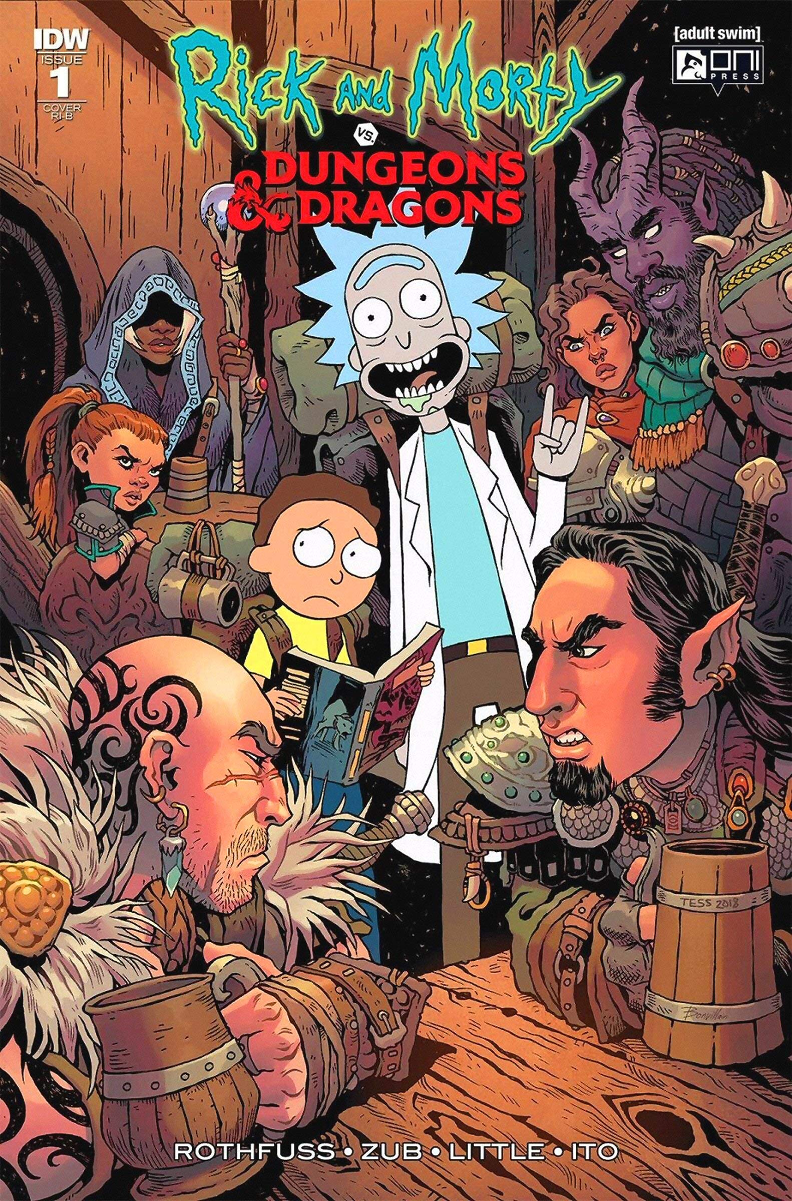 Rick and Morty vs. Dungeons & Dragons (Single Issues) book cover 1