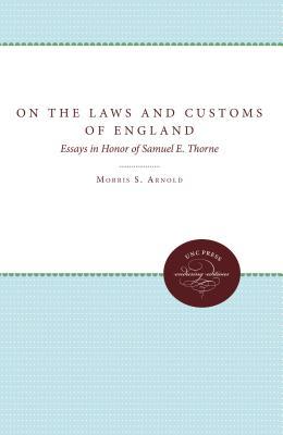 On the Laws and Customs of England book cover