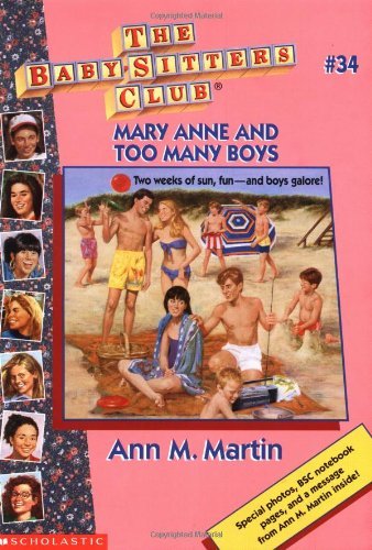 Mary Anne and Too Many Boys book cover