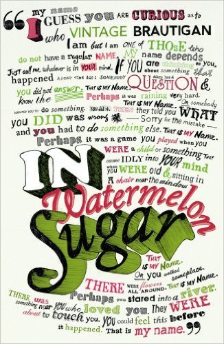 In Watermelon Sugar book cover