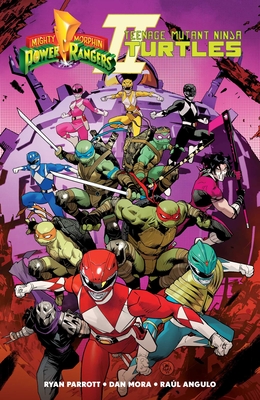 Mighty Morphin Power Rangers/Teenage Mutant Ninja Turtles book cover 2