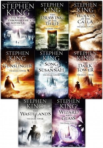 The Dark Tower Series Books Volume 1 - 8 Collection Set by Stephen King book cover