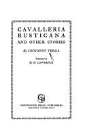 Cavalleria rusticana, and other stories book cover