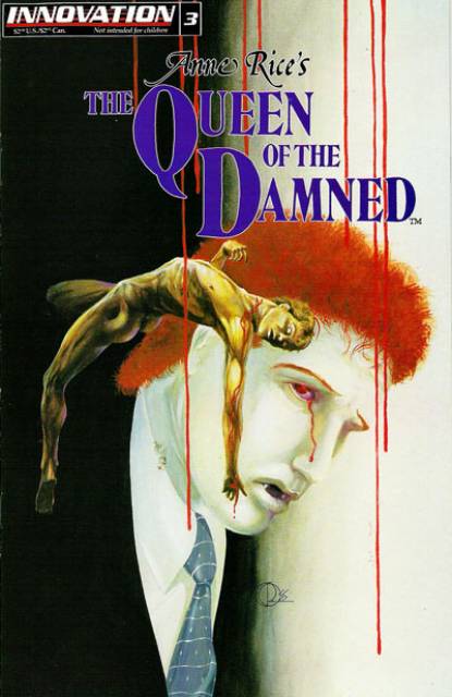 Anne Rice's The Queen of The Damned book cover 1