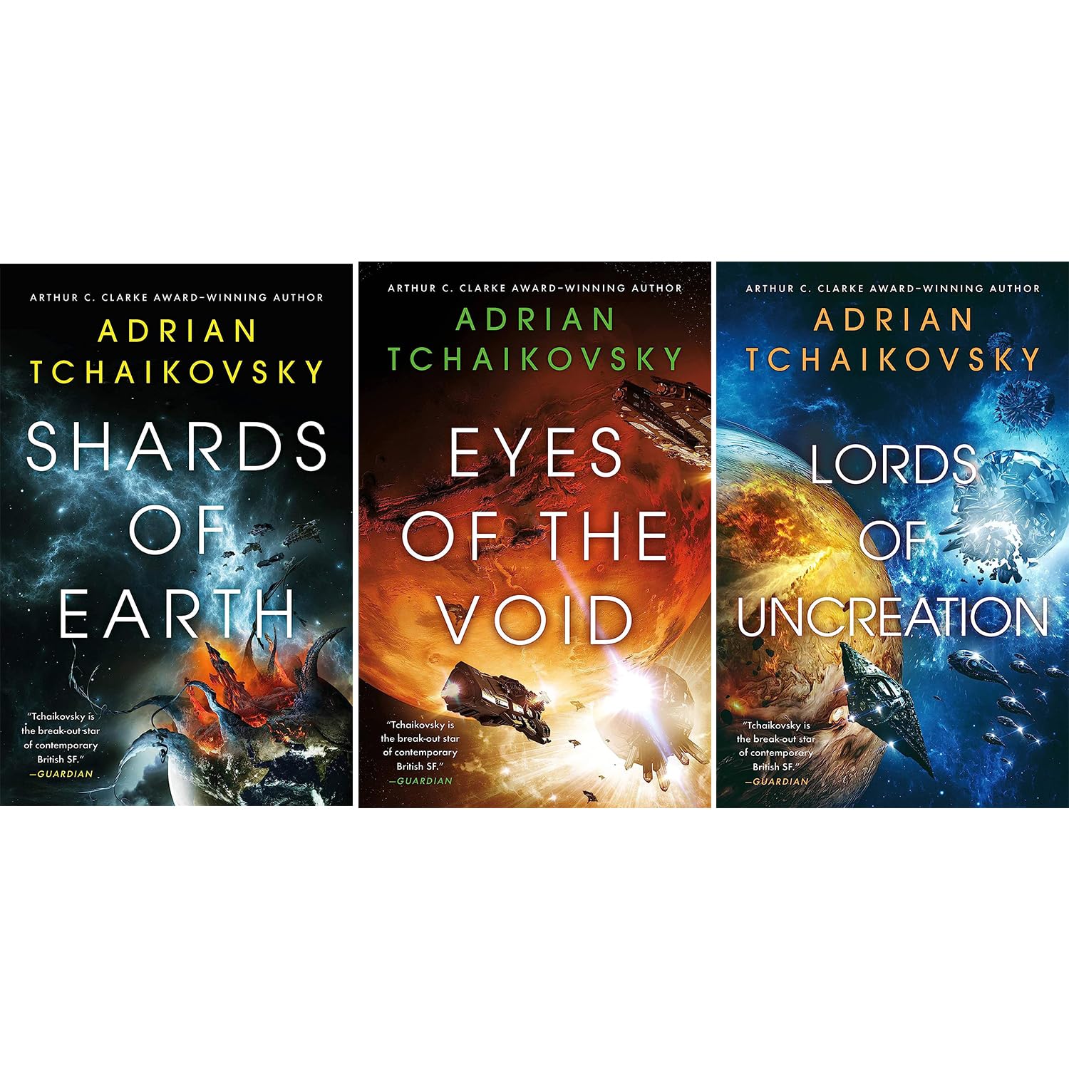 The Final Architecture Trilogy Set by Adrian Tchaikovsky book cover