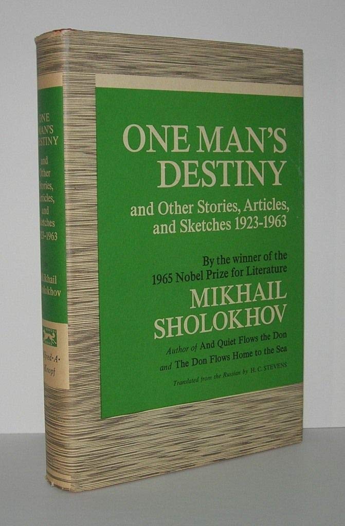 One Man's Destiny book cover