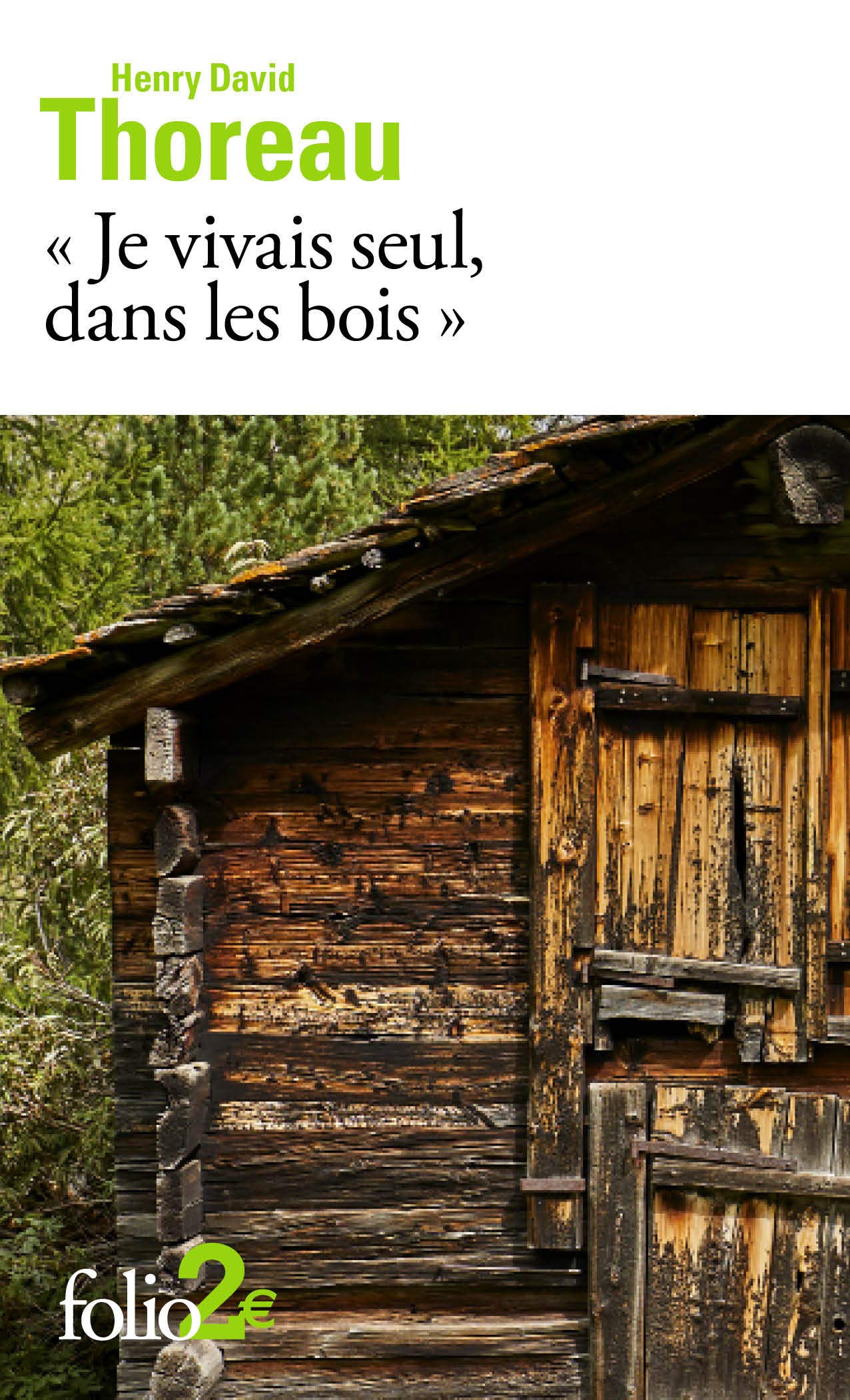 "Je vivais seul, dans les bois" book cover