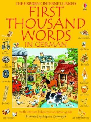 First Thousand Words in German book cover