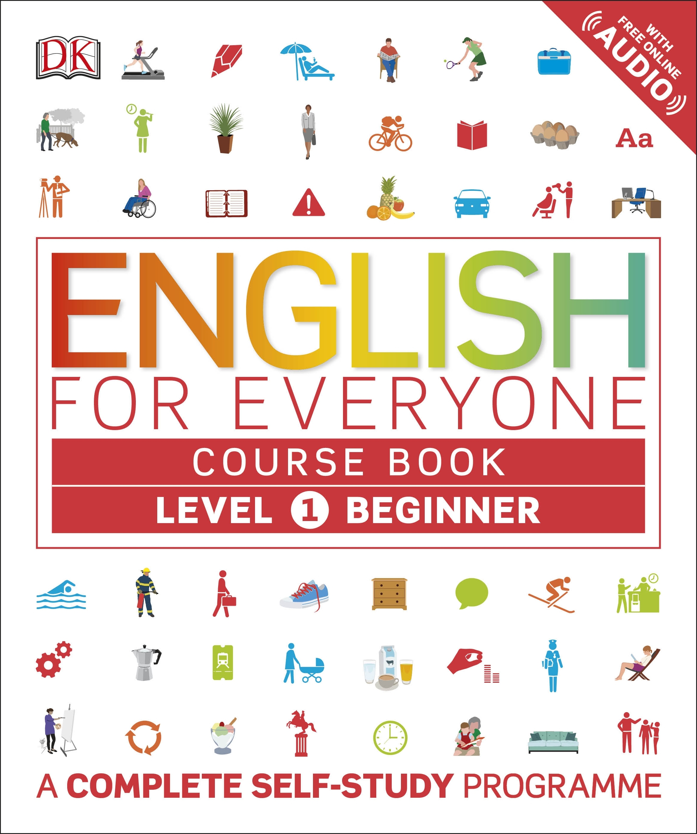 English for Everyone Course Book Level 1 Beginner book cover