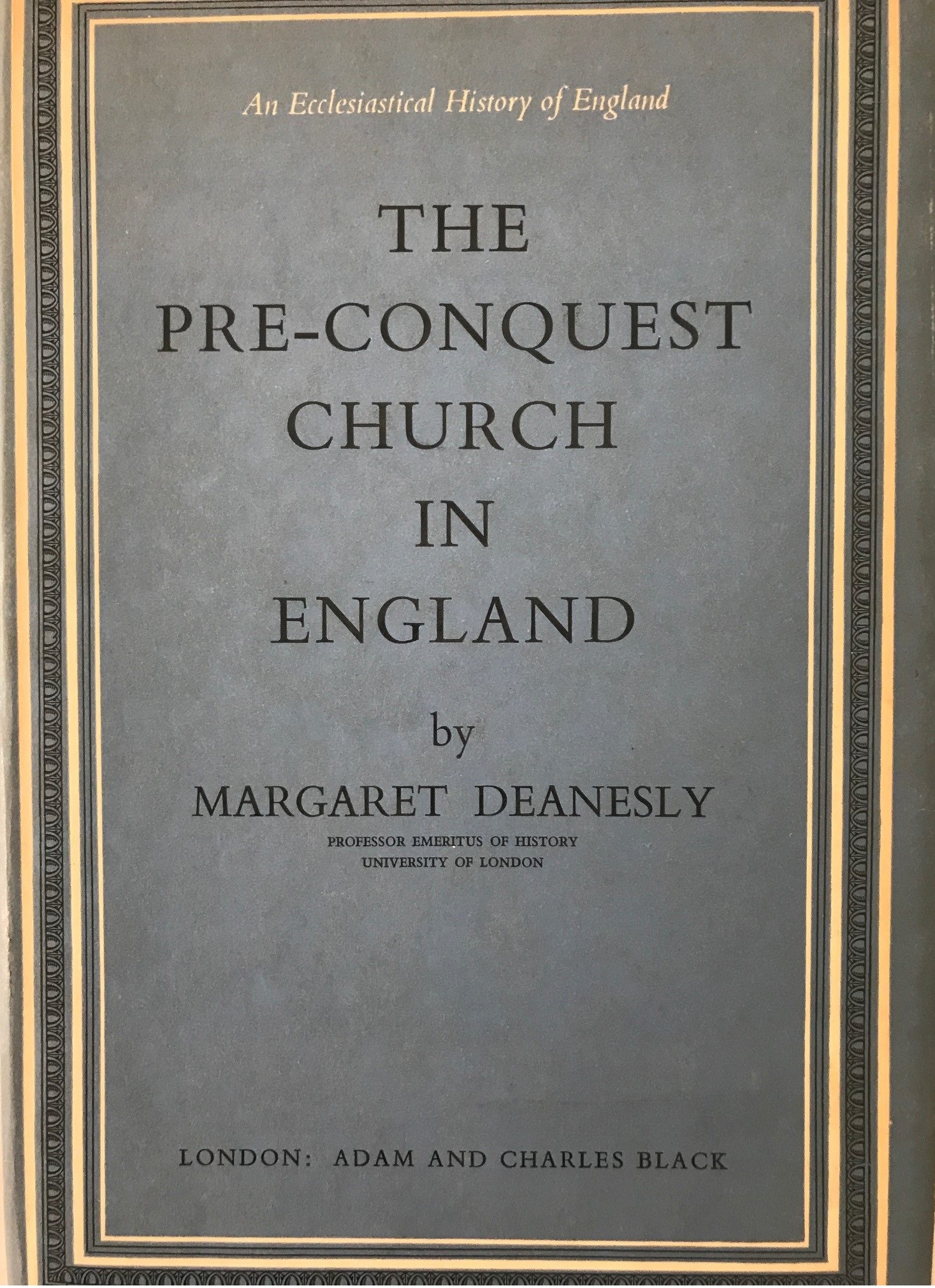 An Ecclesiastical History of England book cover 1
