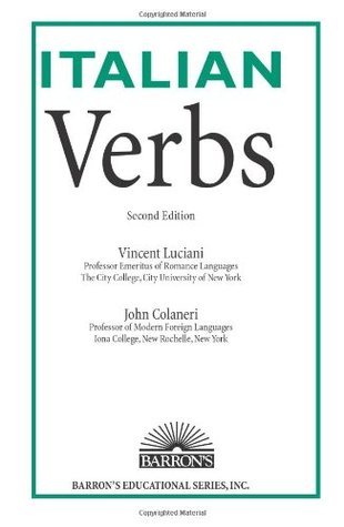 Italian Verbs (Barron's Verb Series) book cover