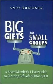 Big Gifts For Small Groups book cover