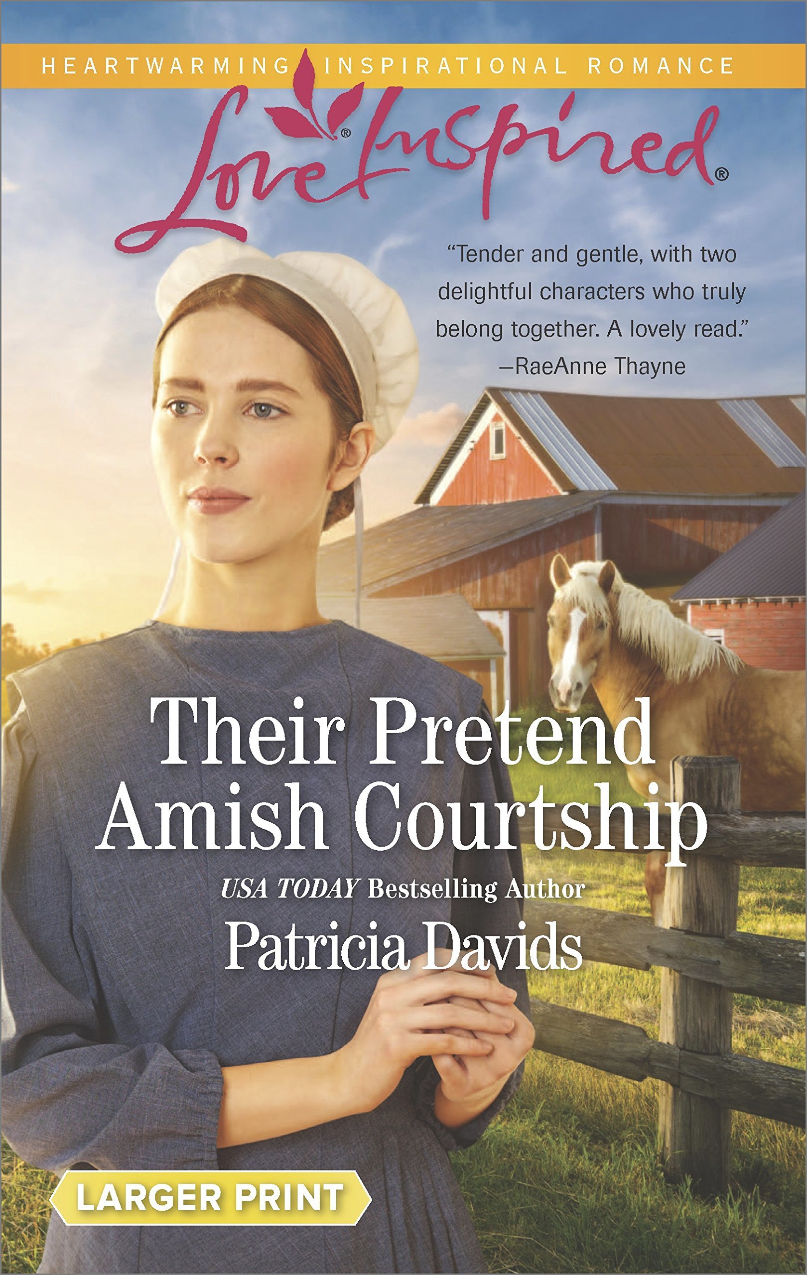Their Pretend Amish Courtship book cover