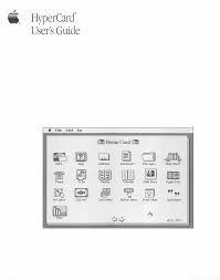 Apple Macintosh Hypercard User's Guide book cover