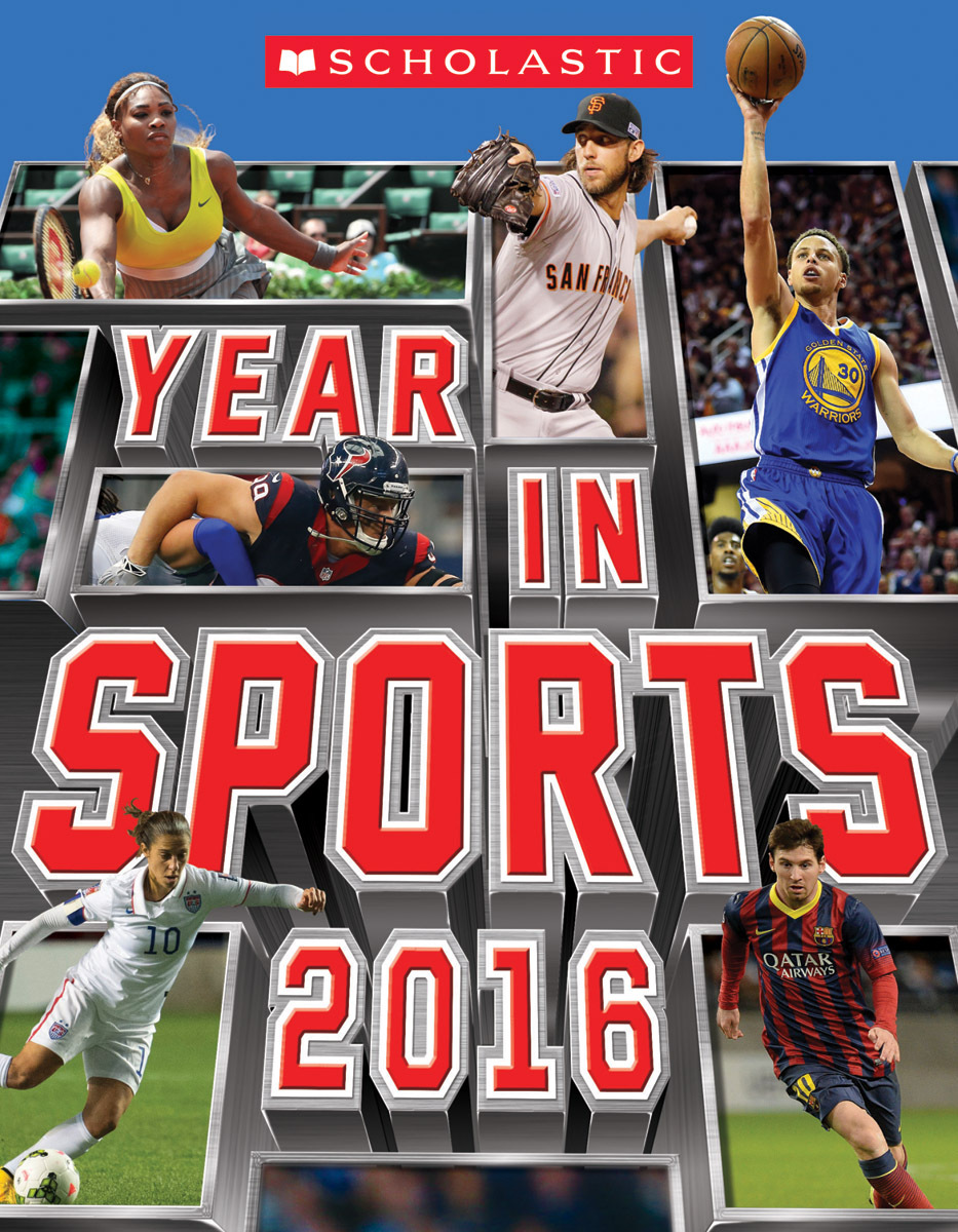 Scholastic Year in Sports 2016 book cover
