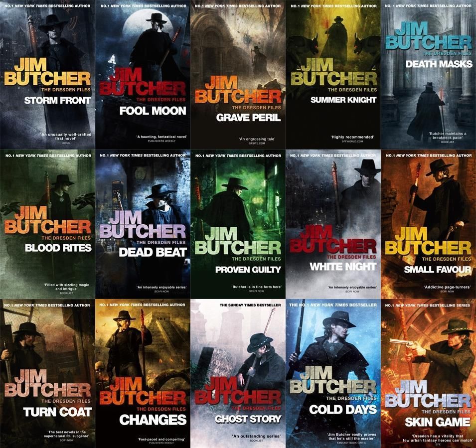 The Dresden Files Series Set book cover
