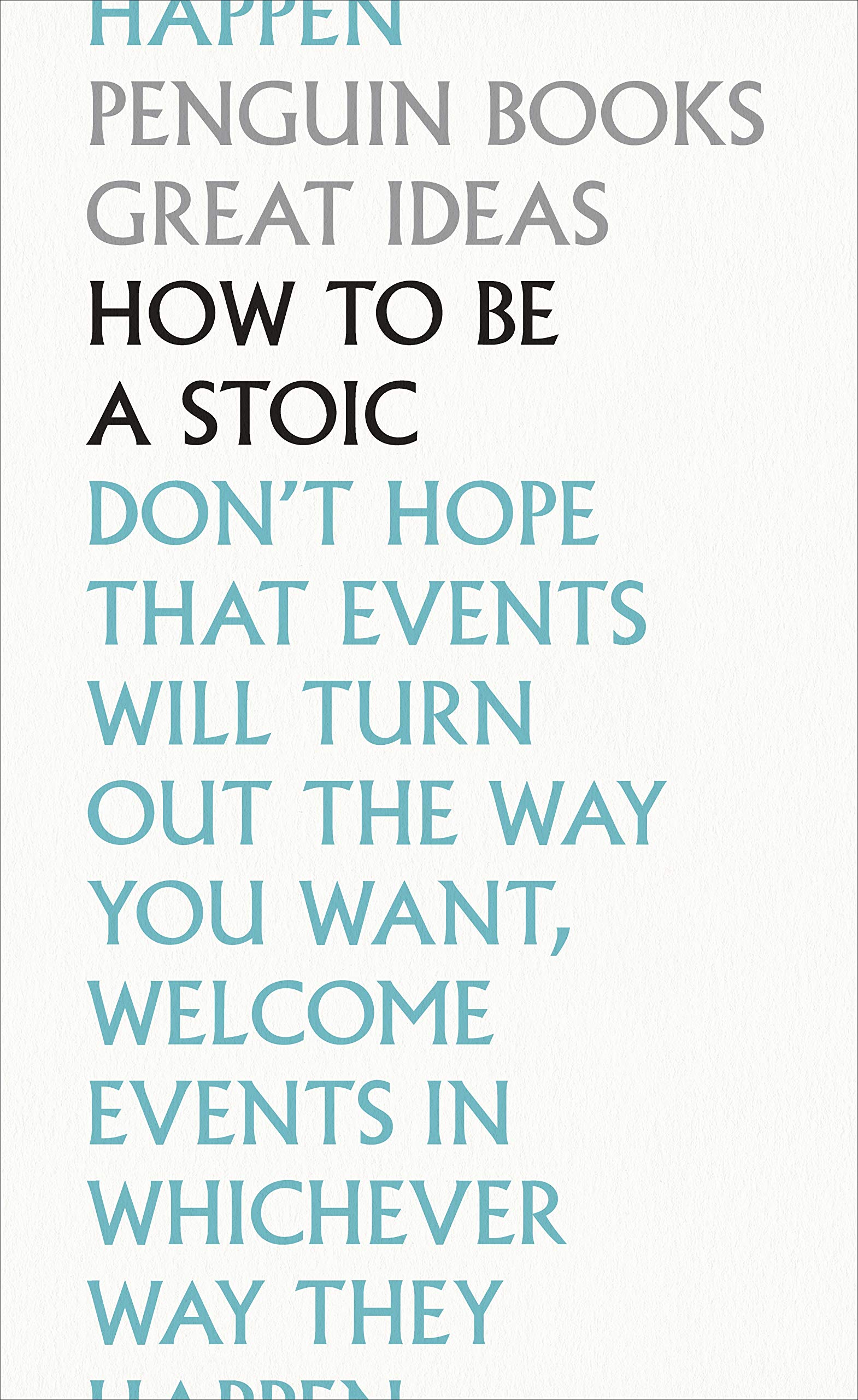 How To Be a Stoic book cover
