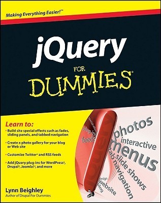 jQuery For Dummies book cover