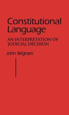 Constitutional Language book cover