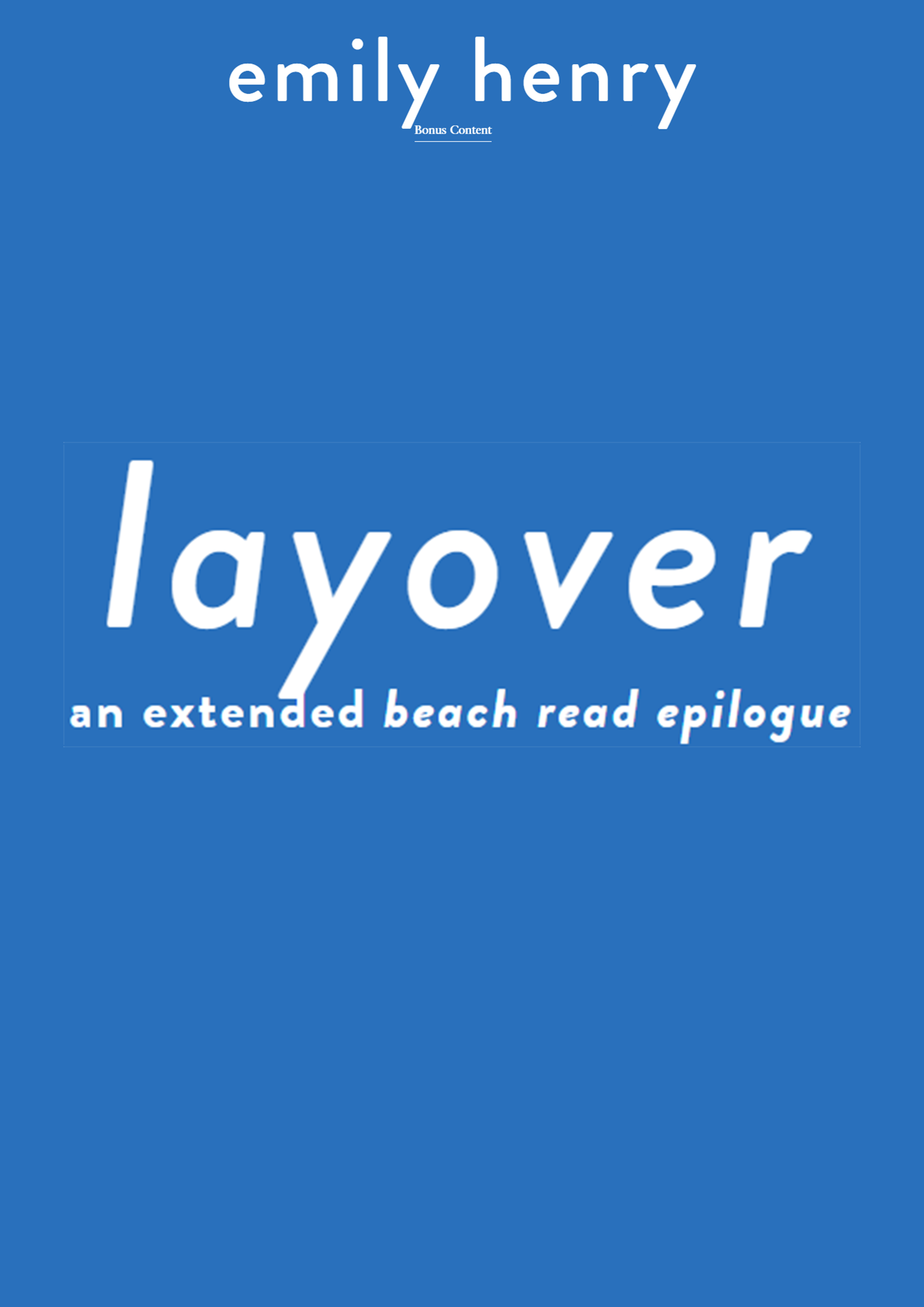 Layover book cover