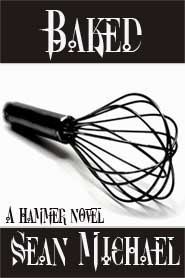 Baked book cover