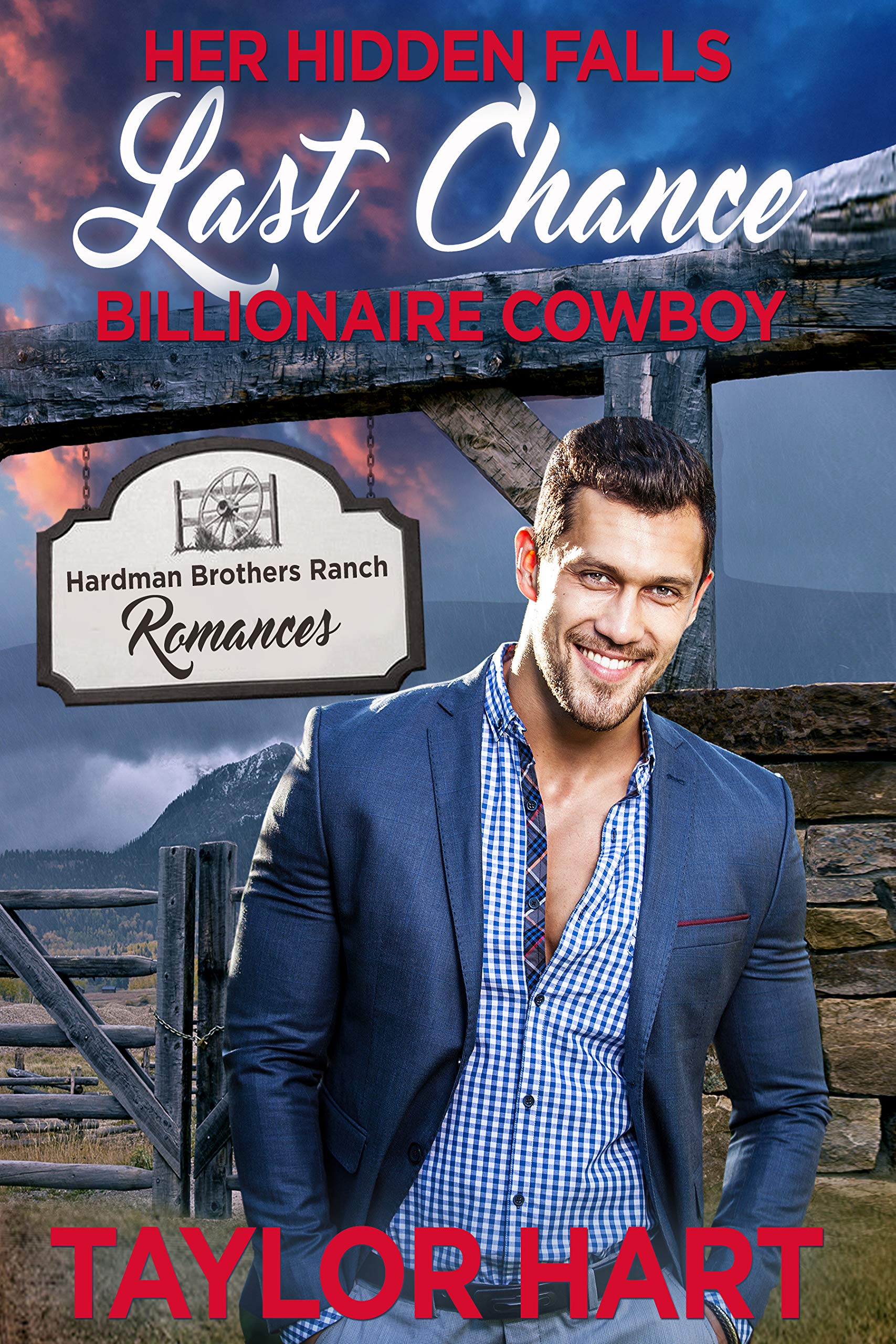 Her Hidden Falls Last Chance Billionaire Cowboy book cover
