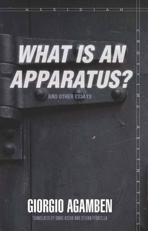 What Is an Apparatus? and Other Essays book cover