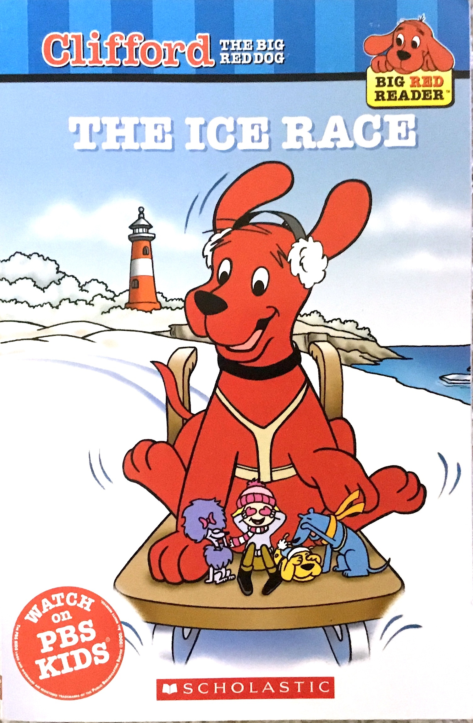 The Ice Race (Clifford the Big Red Dog) book cover