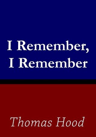 I Remember, I Remember book cover