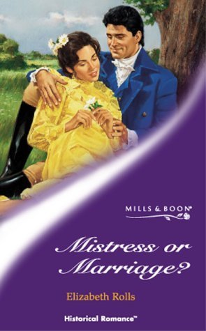 Mistress or Marriage? book cover