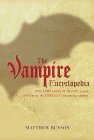 The Vampire Encyclopedia book cover