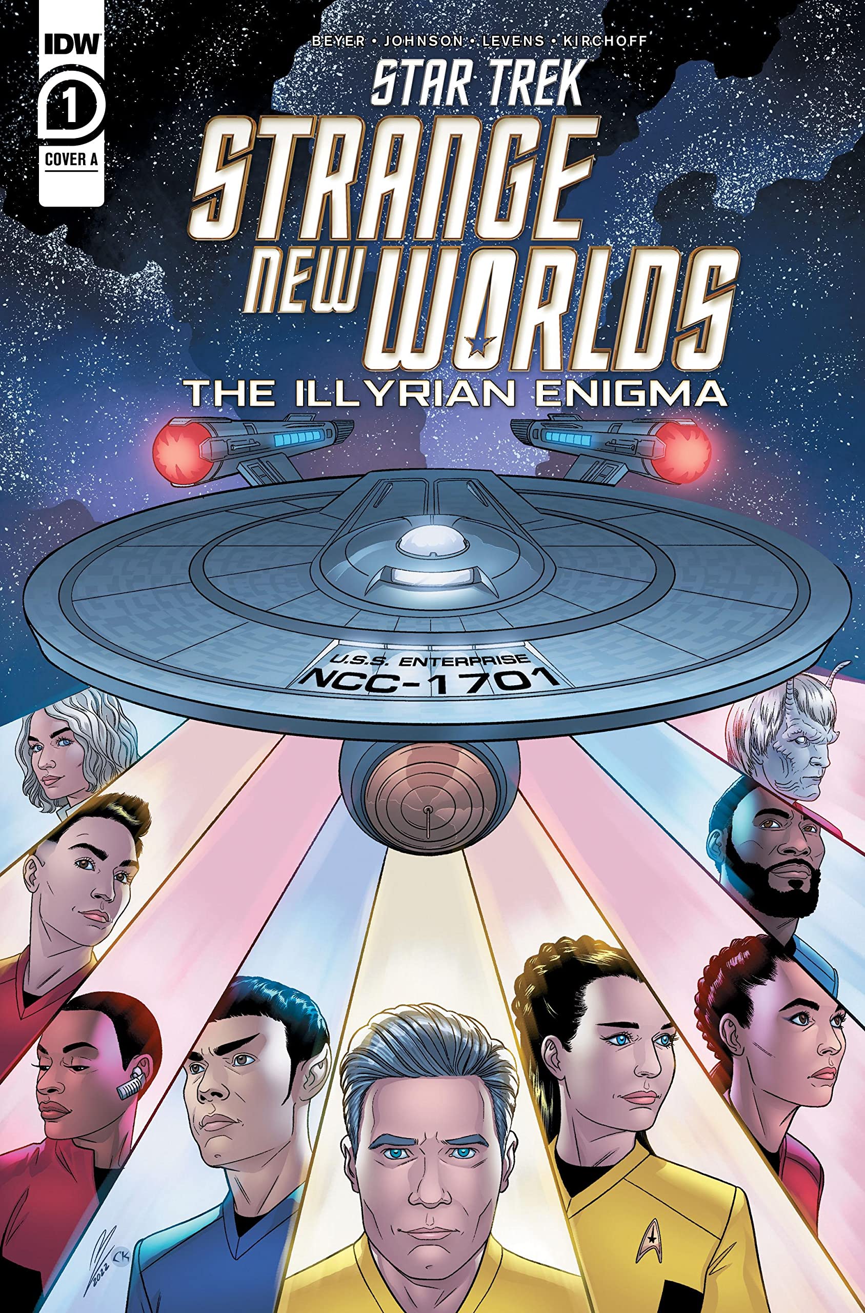 Star Trek: Strange New Worlds - The Illyrian Enigma book cover 1