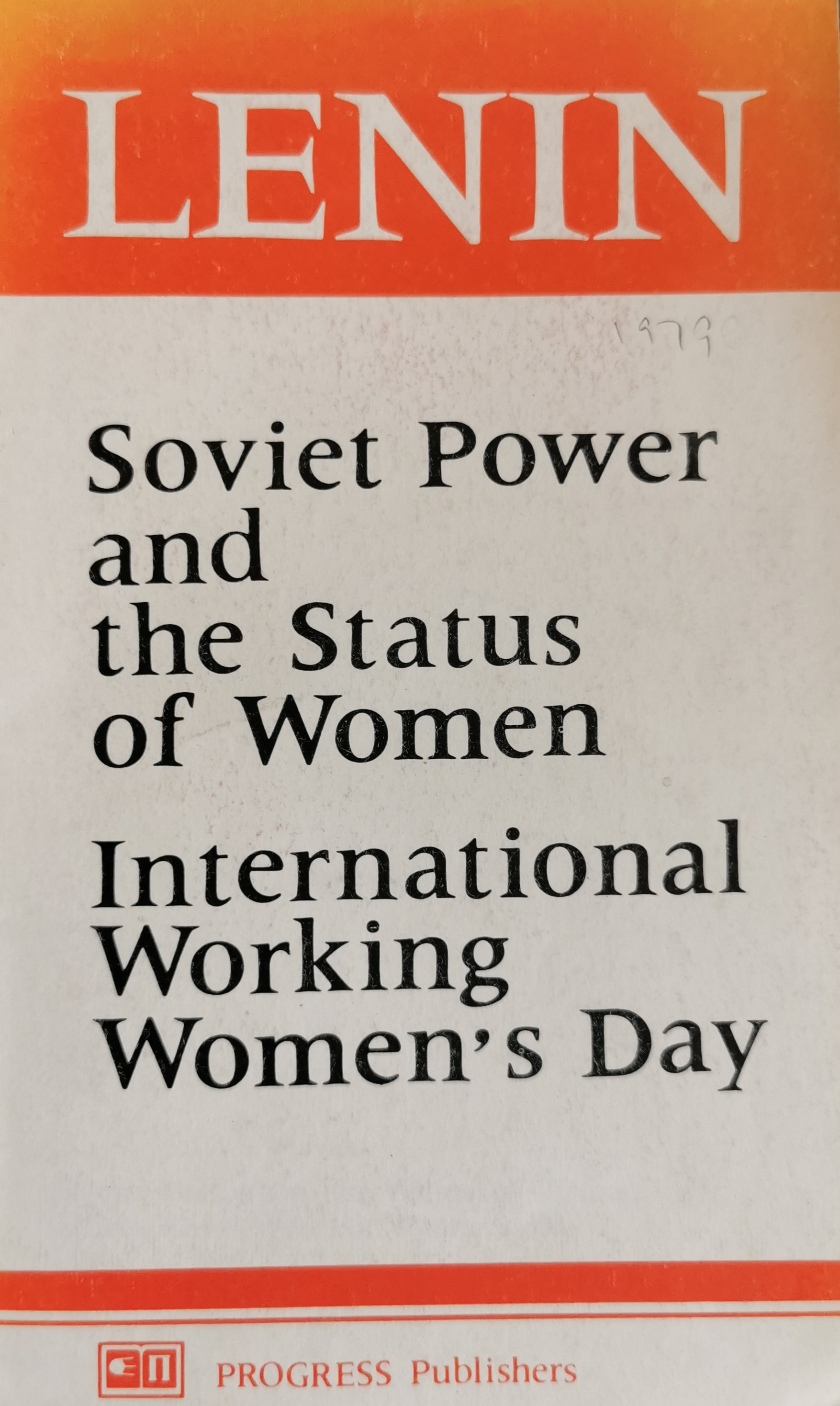 Lenin book cover