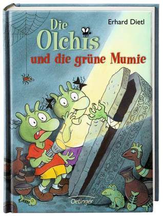 Die Olchis und die grüne Mumie book cover