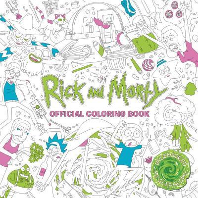 Rick and Morty Official Coloring Book book cover