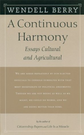 A Continuous Harmony book cover