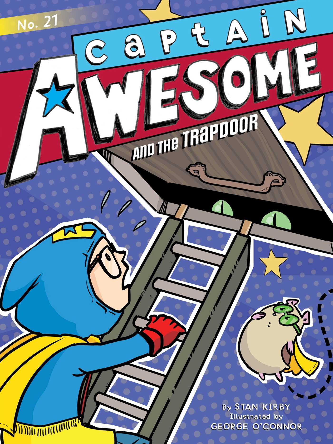 Captain Awesome and the Trapdoor book cover
