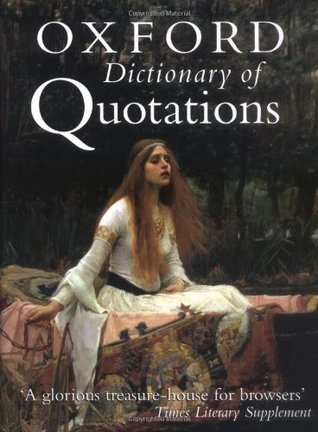 The Oxford Dictionary of Quotations book cover