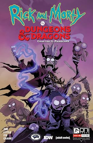 Rick and Morty vs. Dungeons & Dragons II: Painscape book cover 1