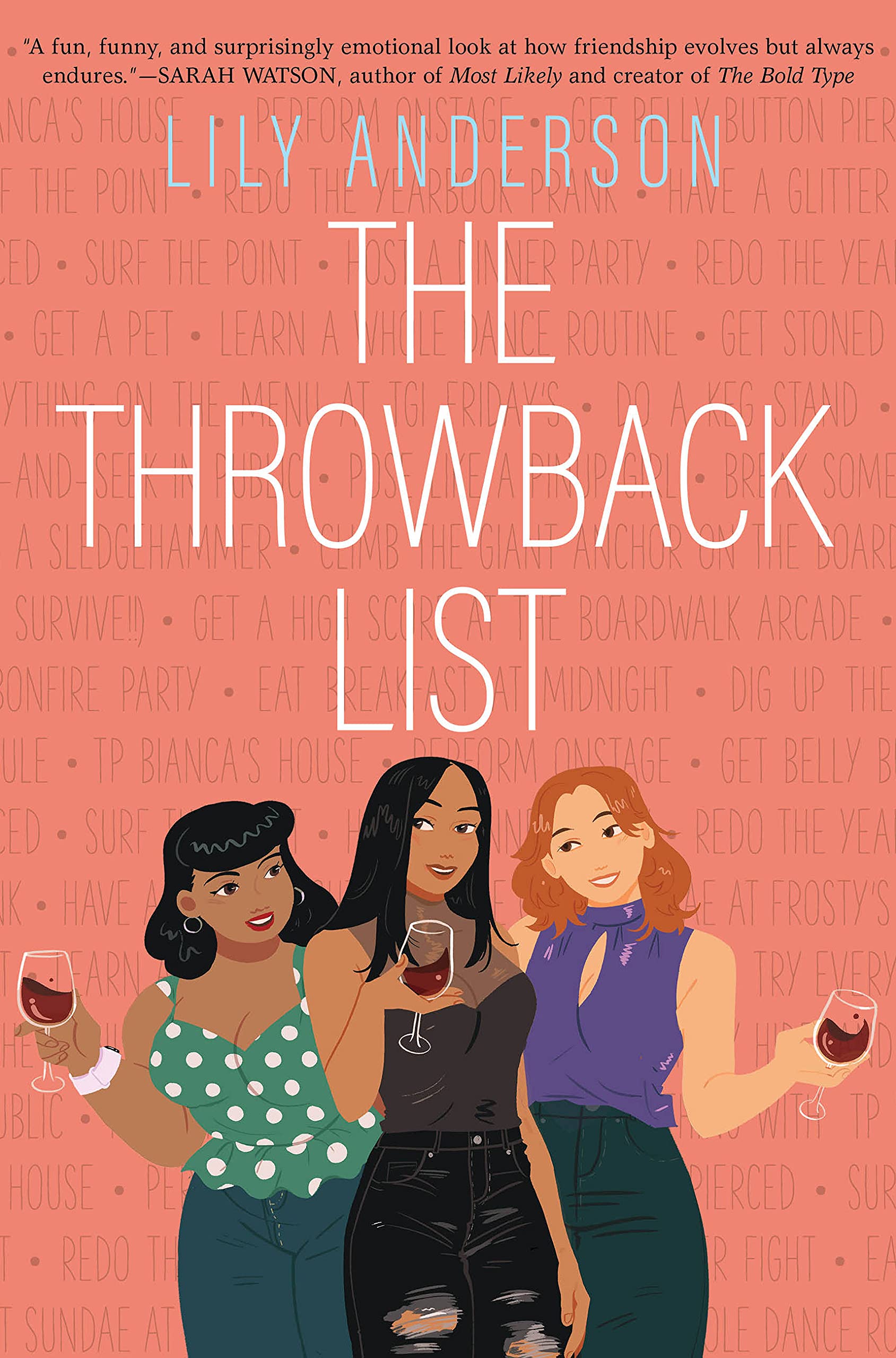 The Throwback List book cover