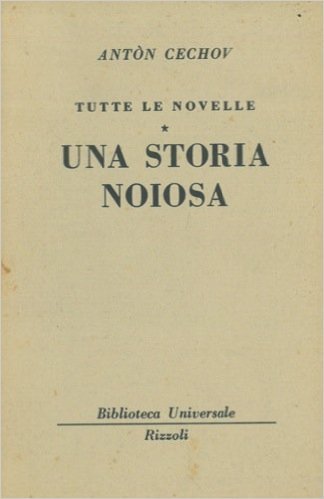Una storia noiosa book cover