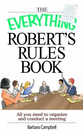 The Everything Robert's Rules Book book cover